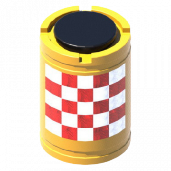Пластиковый дорожный сигнальный буфер БД-3